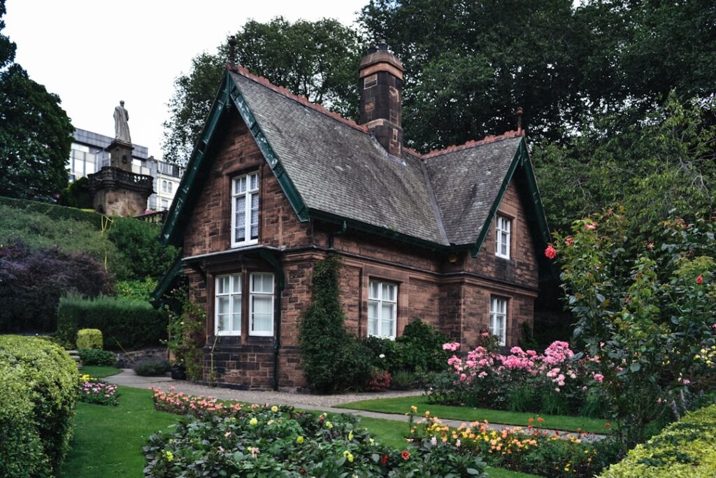 Historic English country house and gardens near Stonyhurst